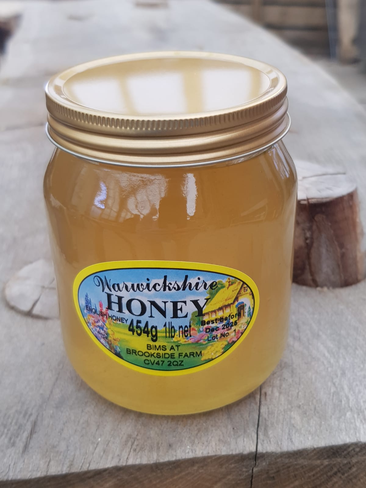First jar of honey